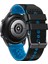 Xiaomi Watch S1 / S1 Pro / Huami Amazfit Gtr 4 Pro Silikon Saat Band 22MM Çift Renkli Yedek Bilek Kayışı - Siyah / Sky Mavisi (Yurt Dışından) 1