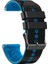 Xiaomi Watch S1 / S1 Pro / Huami Amazfit Gtr 4 Pro Silikon Saat Band 22MM Çift Renkli Yedek Bilek Kayışı - Siyah / Sky Mavisi (Yurt Dışından) 3