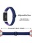 Samsung Galaxy Fit R375 - Mor/mavi Için Ayarlanabilir Naylon Sport Loop Watch Band Örgülü Dokuma Kayışı (Yurt Dışından) 3