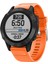 Garmin Fenix ​​7x/6x Safir Gps/6x Pro/6x Gps/5x Gps/5x Artı Silikon Spor Saat Band Gümüş Tokalı Ayarlanabilir Saat Kayışı - Turuncu (Yurt Dışından) 2