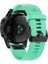 Garmin Fenix ​​7 Için Bilek Bandı Silikon Ayarlanabilir Saat Kayışı Siyah Tokalı - Açık Yeşil (Yurt Dışından) 1