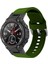 Huami Amazfit T-Rex / T-Rex Pro / Ares Için Universal 22MM Saat Band Silikon Silikon Saati Sebzesi Kare Tokalı-Asker Yeşili (Yurt Dışından) 4