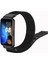 Huawei Band 8 Naylon Watch Band Ayarlanabilir Spor Döngüsü Nefes Alabilir Kayışı - Siyah (Yurt Dışından) 3