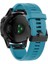 Garmin Fenix ​​7 Için Bilek Bandı Silikon Ayarlanabilir Saat Kayışı Siyah Tokalı - Blue (Yurt Dışından) 1