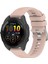 Garmin Forerunner Için 265 Silikon Saat Band 22MM Çapraz Stripe Yumuşak Spor Saat Kayışı - Açık Pembe (Yurt Dışından) 5