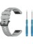 Garmin Fenix ​​7/epix Düz Renk Silikon Saat Band Yedek Bilek Kayışı 22MM - Gri (Yurt Dışından) 5