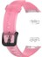 Huawei Band 6 / Honor Band 6 Için Şeffaf Su Geçirmez Tpu Yedek Kayış Saat Bantları - Şeffaf Pembe (Yurt Dışından) 1
