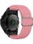 Garmin Fenix ​​7 / Epix / Instinct 2 / Yaklaşım S62 / Fenıx 5 Naylon Strap 22MM Akıllı Saat Bandı - Pembe (Yurt Dışından) 1