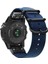 Garmin Fenix ​​7/6 Pro / Forerunner Için 935 /945 22MM Naylon Akıllı Saat Kayışı Paslanmaz Çelik Üç Döngü Yedek Bilek Band - Mavi (Yurt Dışından) 1