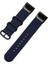 Garmin Fenix ​​7/6 Pro / Forerunner Için 935 /945 22MM Naylon Akıllı Saat Kayışı Paslanmaz Çelik Üç Döngü Yedek Bilek Band - Mavi (Yurt Dışından) 5