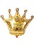 Kral Taç Figür Folyo Balon Kral Parti Temalı Gold 25 cm (10 inç ) 1