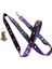 Köpek gezdirme tasması kolon hakiki deri mor siyah metal zımbalı gezdirme kayışı:120cm genişlik:2,5cm dog leash B5-6 3