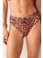 Yüksek Bel V Kesim Desenli Bikini Altı 1