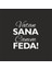 Vatan Sana Canım Feda Sticker 25X10 cm Beyaz 3