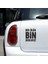 Bir Ölür Bin Diriliriz Sticker 20X20 cm Siyah 2