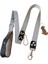 Köpek göğüs tasması gezdirme kayışlı takım kolon deri füme rengi genişlik:3cm göğüs ölçüsü:40-70cm ayarlamalı gezdirme kayışı:120cm dog harness TB5-8 3