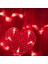 Dekor Düğün Işıkları Kırmızı Salkım LED Işık Kalpli Salkım LED Işık Vıp Red Light Kırmızı LED Işık 4