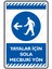 Yayalar İçin Sola Mecburi Yön 1