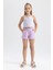 Kız Çocuk Crop Askılı Atlet X5062A622SM 2