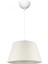 Krem Konik Dekoratif Tavan Sarkıt / Kumaş Sarkıt 35 cm 2