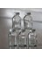 JUNİBELİW 5 Adet Çok Amaçlı Şeffaf Mini Cam Penisilin Flakon Şişe 25ML Vazo Kapaklı 5X25ML 1