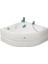 Lorain Oturmalı Mini Oval Küvet 120 X 120, H43 (Gövde + Metal Ayak + Ön Panel) 1