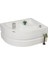 San Francisco Oturmalı Mini Yarı Oval Küvet 110x80, h43 (Gövde + Metal ayak + Ön panel) 1