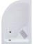 San Francisco Oturmalı Mini Yarı Oval Küvet 110x80, h43 (Gövde + Metal ayak + Ön panel) 2