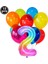 Mini Party Store Gökkuşağı Renkli Balon Set 1