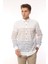 Slim Fit Uzun Kol Panolu Keten Hediye Kutulu Kolay Ütülenebilir Erkek GÖMLEK(A.139) - Bej 4