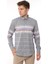 Slim Fit Uzun Kol Panolu Keten Hediye Kutulu Kolay Ütülenebilir Erkek Gömlek(A.34) - Lacivert 4