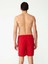 Erkek Kırmızı Uzun Deniz Şortu 3