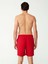 Erkek Kırmızı Uzun Deniz Şortu 3