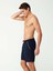 Erkek Lacivert Uzun Deniz Şortu 2