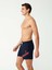 Erkek Lacivert Orta Boy Deniz Şortu 2