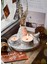 5 Parça Mermer Desen Dekoratif Beton Vazo ve Vanilya Kokulu Soya Wax Mumluk Takımı 1