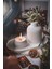 Beyaz Renk 3 Parça Tealight Vazo Tepsi Seti 1