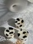 Jeane Candles Üçlü Inek Desenli Cow Print Siyah Beyaz Kokulu Mum 2