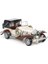 Lucky Art Krem Kırmızı Metal Araba 34X14X13 cm 1