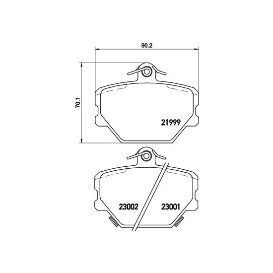 Valeo Fren Balatası On Smart Cabrıo 450 00-04 Fortwo Coupe 451 07- Roadster 452 03-05 Valeo 671329 Oem