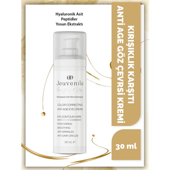 Jeuvenile Göz Çevresi Kırışıklık, Morluk ve Şişlik Karşıtı Antiaging