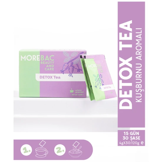 MOREBAC Detox Tea 30 Şase Detox Çayı