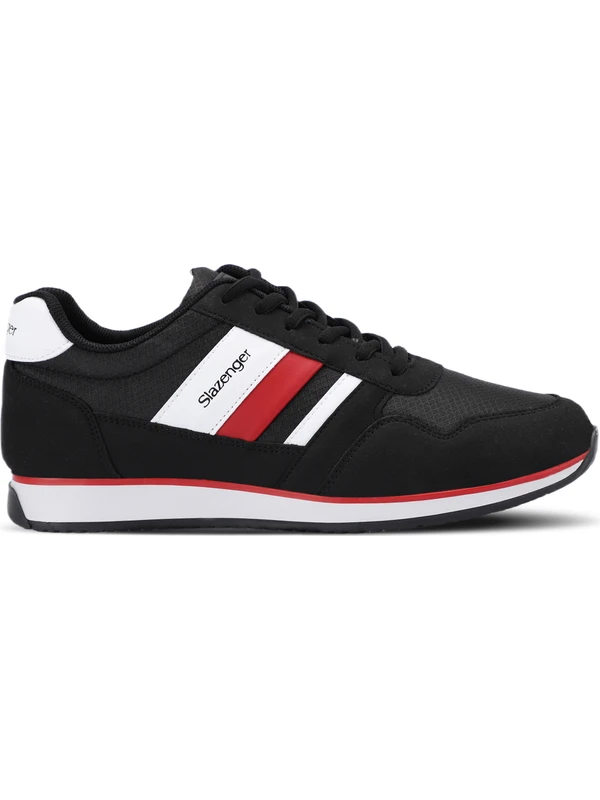 Slazenger Günlük Spor Siyah - Kırmızı ORIGIN I Sneaker Erkek Ayakkabı
