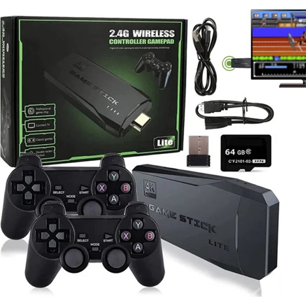 Kinhank Super Konsol S2 12000 Retro Oyun Ps1/gbc/gba/sfc 64G 2.4g