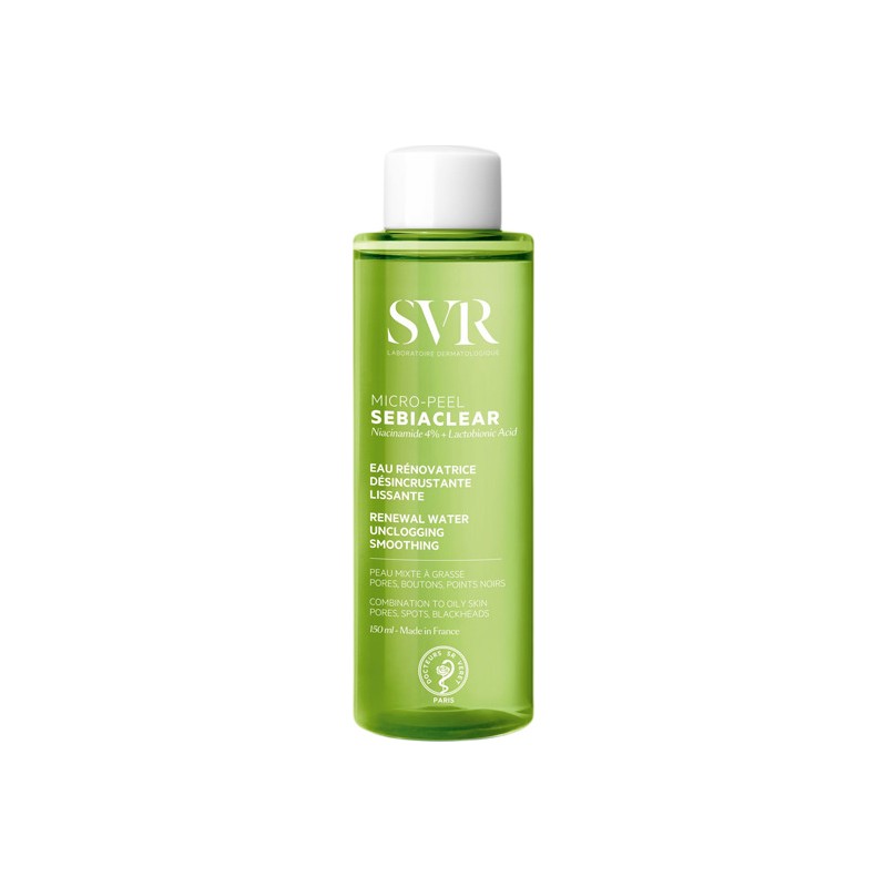 SVR Sebiaclear Micro-Peel Yenileyici Su Cilt İçin Nemlendirici Etki 150 ml Tüm Cilt Tipleri