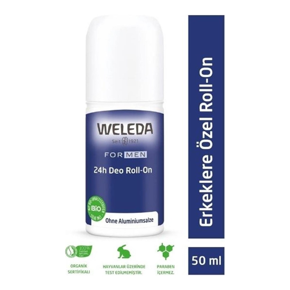 Weleda Erkeklere Özel Doğal Roll-On Deodorant 50 ml