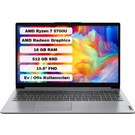 Lenovo Ideapad 1 15ALC7 Amd Ryzen 7 5700U 16GB 512GB SSD Freedos 15.6" Fhd Taşınabilir Bilgisayar 82R4006GTR