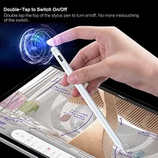 Fuchsia iPad 9. Nesil A2602/A2603/A2604/A2605 Avuçiçi ve Eğim Özellikli Kalem