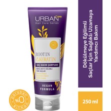 URBAN Care Biotin&Keratin Dökülmeye Eğilimli Saçlara Özel Şampuan-Vegan-250ML