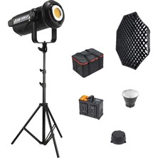 Gdx LV-700C-II B Bi Color LED Video Işığı Full Set (Gridli 170 Octa Softbox + 260 cm Kalın Işık Ayağı)